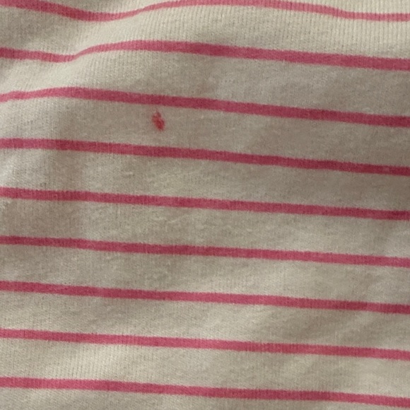 Little Lass Pink and White Striped Butterfly Outfit - Picture 4 of 8